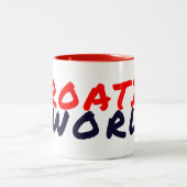 KROATIËvsWORLD Red Tweekleurige Koffiemok (Center)