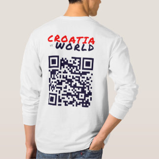 KROATIËvsWORLD White T-shirt