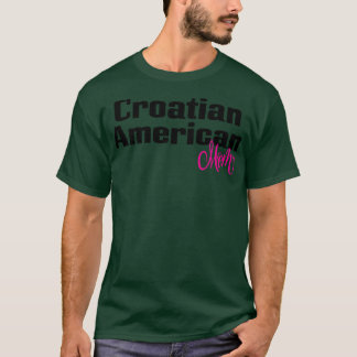 Kroatisch Amerikaans Mam T-shirt