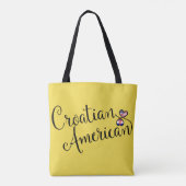 Kroatisch-Amerikaans met verstrengelde harten Tote Bag (Achterkant)