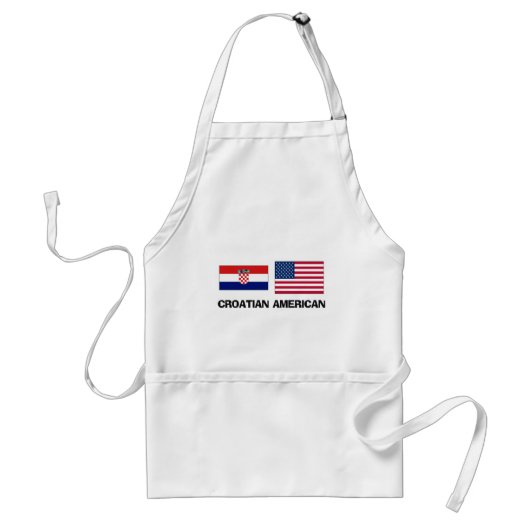 Kroatisch-Amerikaans Standaard Schort (Voorkant)