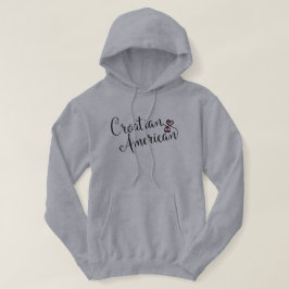 Kroatisch-Amerikaanse gejumeleerde harten Hoodie