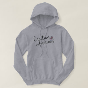 Kroatisch-Amerikaanse gejumeleerde harten Hoodie