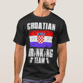 Kroatisch Drink team kerstshirt T-shirt