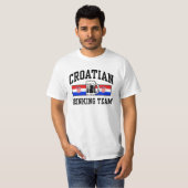 Kroatisch Drink team T-shirt (Voorkant volledig)