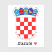 Kroatisch Emblem | Hrvatski grb Sticker (Vel)