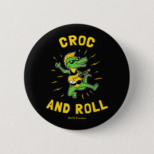 Kroatisch en rolletje ronde button 5,7 cm