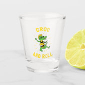 Kroatisch en rolletje shot glas (Voorkant)