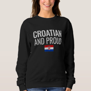 Kroatisch En Trots Kroatische Vlag Trui