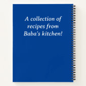 Kroatisch familierecept notitieboek (Achterkant)