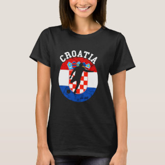 Kroatisch Football Kroatische vlag Hrvatska S T-shirt