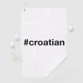 Kroatisch Golfhanddoek (Insitu)
