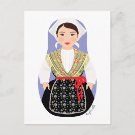 Kroatisch, Istrian Matryoshka Briefkaart