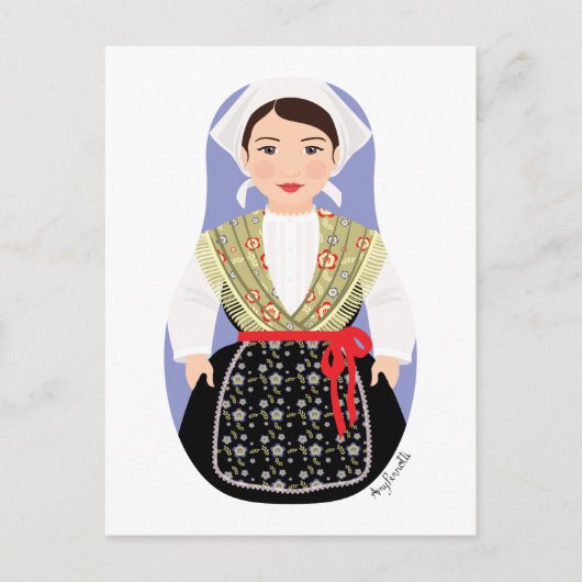 Kroatisch, Istrian Matryoshka Briefkaart (Voorkant)