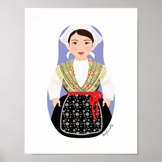 Kroatisch, Istrian Matryoshka Poster (Voorkant)