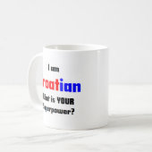 Kroatisch Koffiemok (Voorkant links)