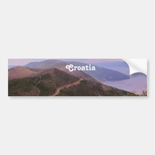 Kroatisch landschap bumpersticker