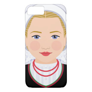 Kroatisch Lika blonde matryoshka Hoesje
