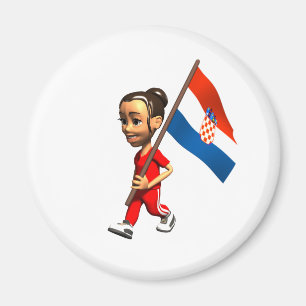 Kroatisch meisje magneet