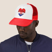 Kroatisch meisje trucker pet (In situ)