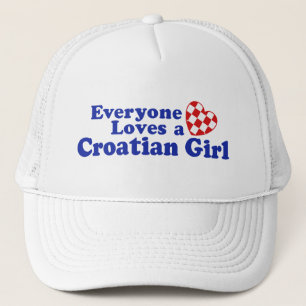 Kroatisch meisje trucker pet