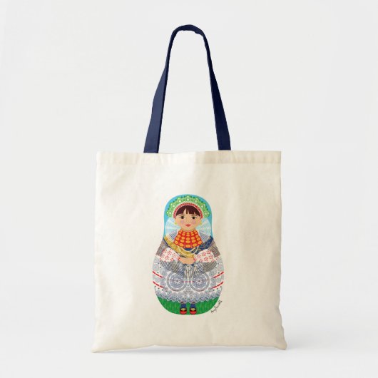 Kroatisch, Slavonija Matryoshka, Bag Tote Bag (Voorkant)