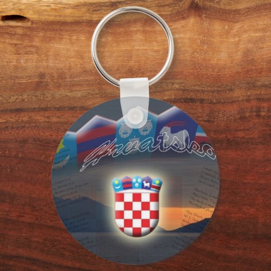 Kroatisch Sleutelhanger (Voorkant)