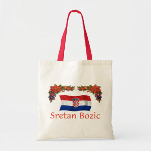 Kroatisch Sretan Bozic (prettige kerst) Tote Bag