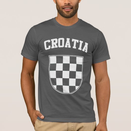 Kroatisch symbool t-shirt (Voorkant)