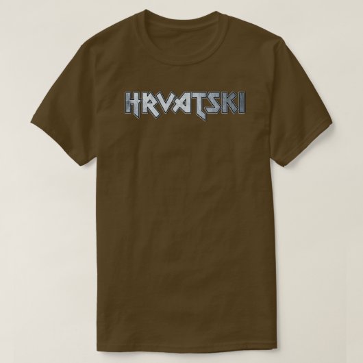 Kroatisch T-shirt (Design voorkant)