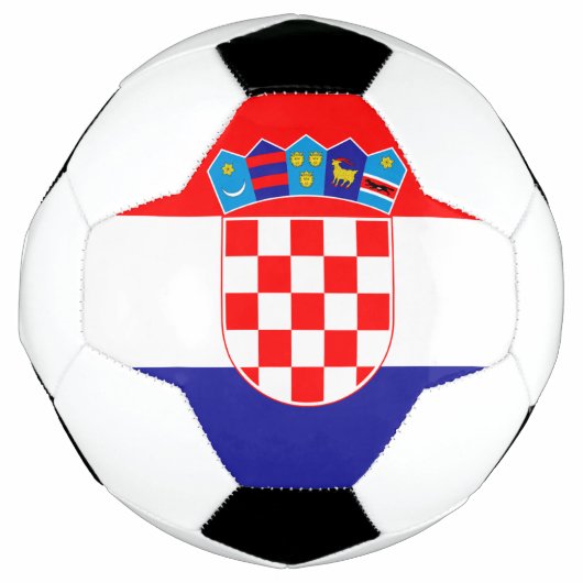 Kroatisch vlaggenvoetbal voetbal (Voorkant)