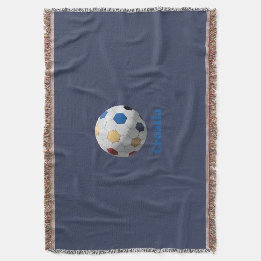 Kroatisch Voetbal Deken (Voorkant Verticaal)