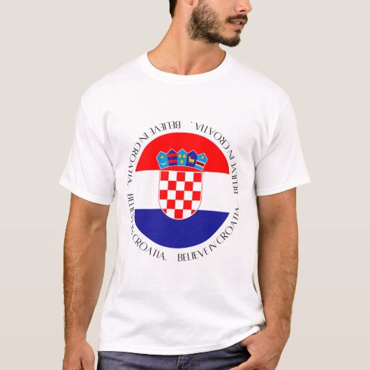 Kroatisch Voetbal Fan Geschenk T-shirt (Voorkant)