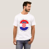 Kroatisch Voetbal Fan Geschenk T-shirt (Voorkant volledig)