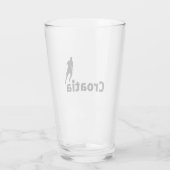 Kroatisch voetbal glas (Achterkant)