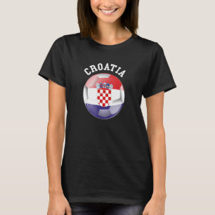 Kroatisch voetbalteam Nationaal spel Kroatisch T-shirt
