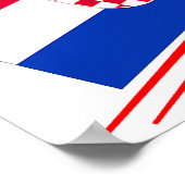 Kroatisch voetbalteam poster (Hoek)