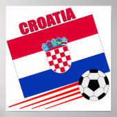 Kroatisch voetbalteam poster (Voorkant)