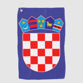 Kroatisch Wapen Golf Handdoek