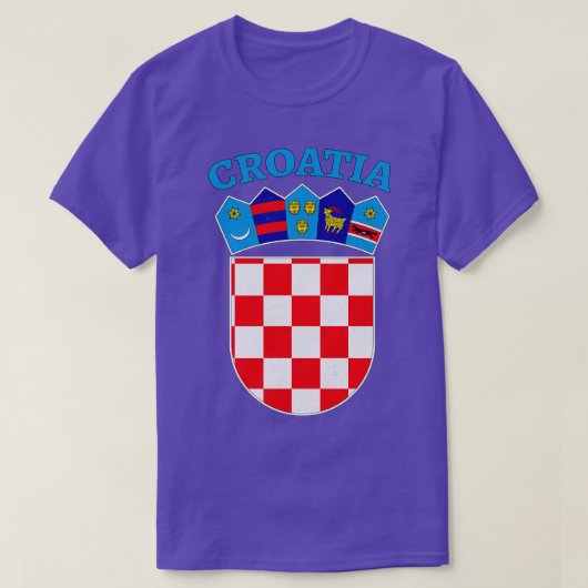 Kroatisch wapen t-shirt (Design voorkant)