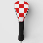 Kroatisch wapenpatroon golfheadcover (Voorkant)