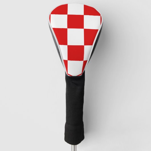 Kroatisch wapenpatroon golfheadcover (Voorkant)