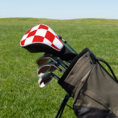 Kroatisch wapenpatroon golfheadcover (Insitu)