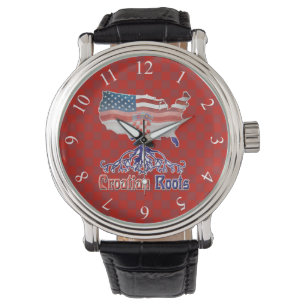 Kroatische Amerikaanse rots Watch Horloge
