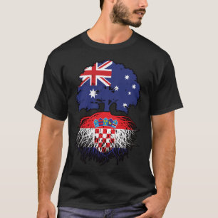 Kroatische Australische Australië - boomstammen T-shirt