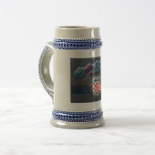 Kroatische Beer Stein Bierpul (Voorkant links)