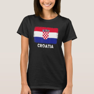 Kroatische bevolking Kroatische vlag T-shirt