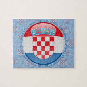 Kroatische bubelvlag legpuzzel