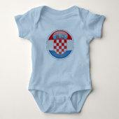 Kroatische bubelvlag romper (Voorkant)