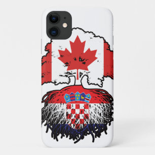 Kroatische Canadese vlag voor bomen Case-Mate iPhone Case